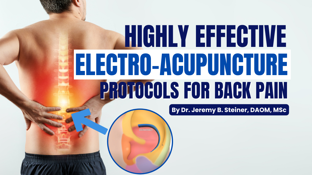 Electro Acupuncture for Back Pain